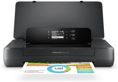 HP OfficeJet 200 All-in-One Mobile Printer.